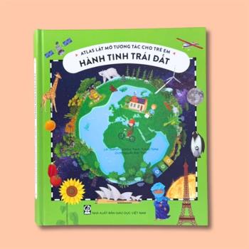 Atlas lật mở tương tác cho trẻ em - Hành tinh Trái Đất (ADCBooks)