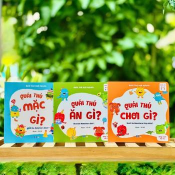 Bộ 3 cuốn Quái thú ngộ nghĩnh (Lionbook)