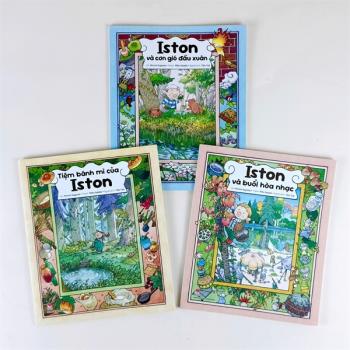 Bộ 3 cuốn Tiệm Bánh Mì Của Iston + Iston Và Buổi Hòa Nhạc + Iston Và Cơn Gió Đầu Xuân