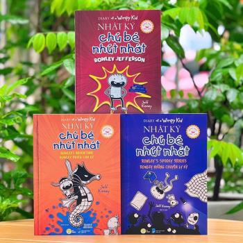 Bộ Nhật ký chú bé nhút nhát ngoại truyện (3 tập) - Phiên bản song ngữ Việt-Anh