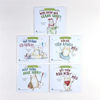 Bộ sách Bé có muốn giúp mèo (5 cuốn - ADCBooks)