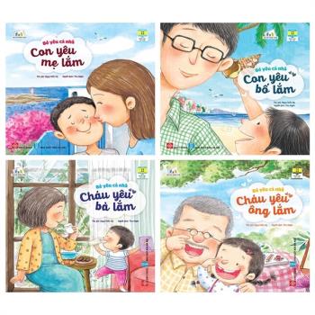 Bộ sách Bé yêu cả nhà (4 cuốn - Đinh Tỵ - 472)
