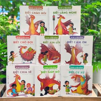 Bộ sách Bí kíp luyện rồng - Cùng rồng nhỏ học điều hay (8 cuốn)