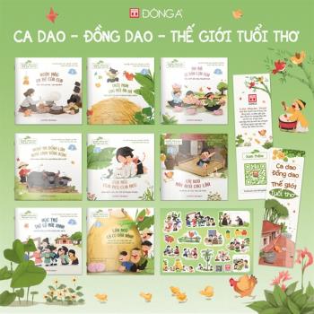 Bộ sách Ca dao - Đồng dao - Thế giới tuổi thơ (8 cuốn)
