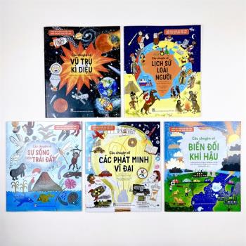 Bộ sách Cuốn sách khoa học đầu tiên dành cho học sinh tiểu học (5 cuốn)