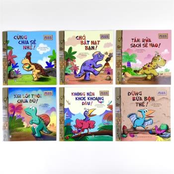 Bộ sách Khủng long nhỏ bỏ thói quen xấu (6 cuốn)