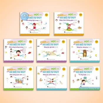 Bộ Sách Mindmap For Kids - Chơi Hay, Học Vui Với Sơ Đồ Tư Duy (8 Cuốn)