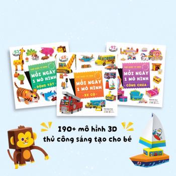 Bộ sách Mỗi ngày một mô hình (3 cuốn)