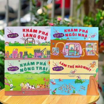 Bộ sách Phát triển trí não cho trẻ 2-5 tuổi (4 cuốn)