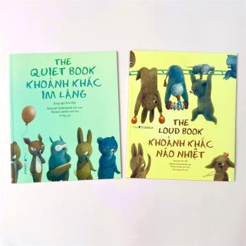 Bộ sách song ngữ Khoảnh Khắc Im Lặng + Khoảng Khắc Náo Nhiệt