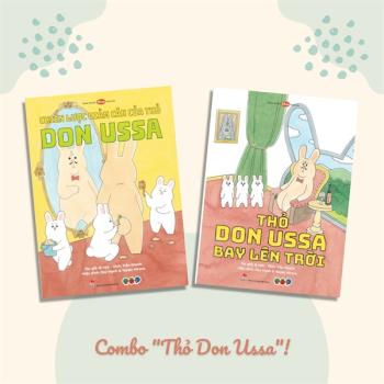 Bộ sách Thỏ Don Ussa bay lên trời + Chiến lược giảm cân của Thỏ Don Ussa