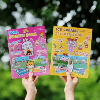 Bộ Sticker Book - Chúng Mình Cùng Chơi Nhé (2 Cuốn)