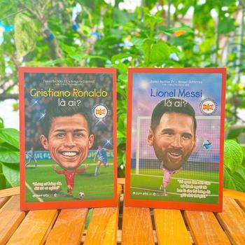 Combo 2 cuốn Cristiano Ronaldo là ai? và Lionel Messi là ai? (Alphabooks)