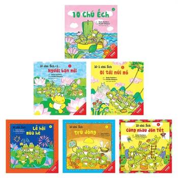 Combo 6 cuốn Mười chú ếch từ tập 1 đến 6