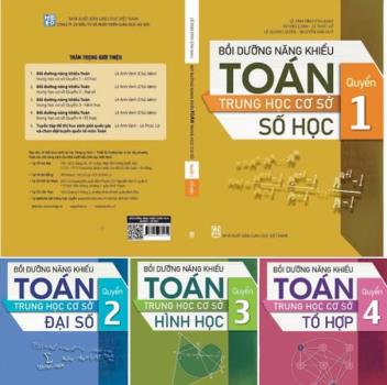 Combo Bồi dưỡng năng khiếu Toán Trung học cơ sở (4 cuốn)