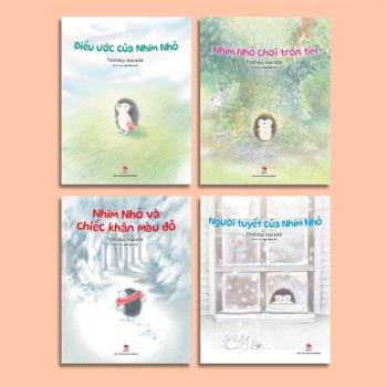 Combo Điều Ước Của Nhím Nhỏ + Nhím Nhỏ Và Chiếc Khăn Màu Đỏ + Người Tuyết Của Nhím Nhỏ + Nhím Nhỏ Chơi Trốn Tìm