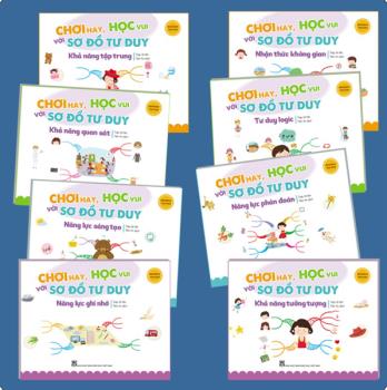 Combo Mindmap for kids - Chơi hay, học vui với sơ đồ tư duy (8 cuốn)
