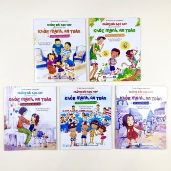 Combo Những bài học hay giúp bé lớn lên khỏe mạnh, an toàn (5 cuốn - Đinh Tỵ)
