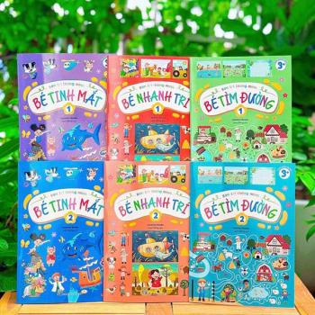 Combo Rèn Trí Thông Minh - Phần 3 (6 Cuốn)