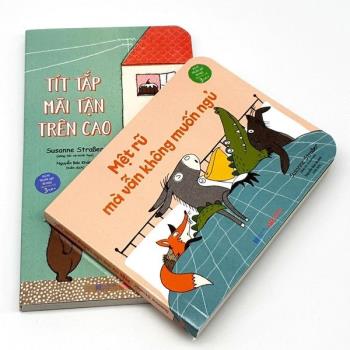 Combo Rủ rỉ trước giờ đi ngủ ( Tit tắp mãi tận trên cao + Mệt rũ mà vẫn không muốn ngủ ) (2 cuốn)