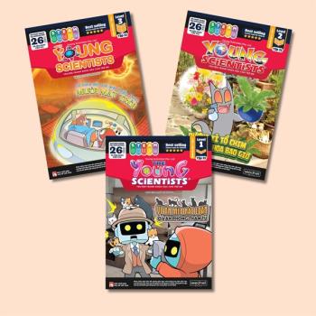 Combo Tạp Chí Nhà Khoa Học Trẻ - Số 21 - Level 1,2,3