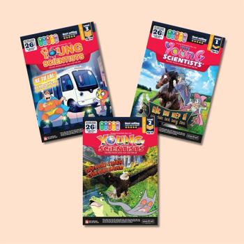 Combo Tạp Chí Nhà Khoa Học Trẻ - Số 22 - Level 1,2,3