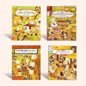 Combo Tiệm Lừng Danh: Nhà Hàng Lừng Danh, Tiệm Mỳ Lừng Danh,Tiệm Bánh Ngọt Lừng Danh, Tiệm Sô-Cô-La Lừng Danh (4 cuốn)