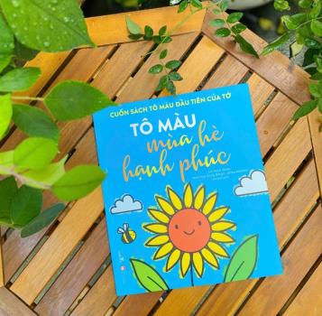 Cuốn sách tô màu đầu tiên của tớ - Tô màu mùa hè hạnh phúc (Vizibook)