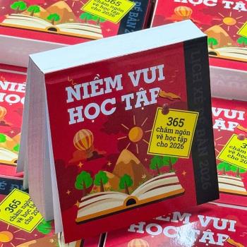 Lịch xé để bàn 2026 - Niềm vui học tập