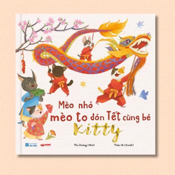 Mèo Nhỏ Mèo To Đón Tết Cùng Bé - Sách In Tên