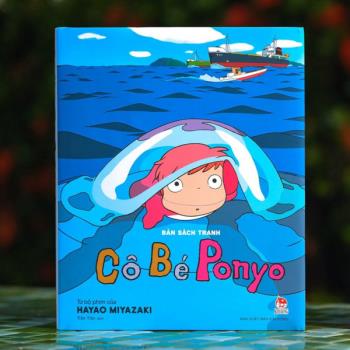 Sách Tranh Cô Bé Ponyo - Phiên Bản Artbooks (Tặng 2 Postcard kèm khung Ivory)